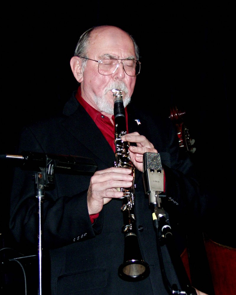 The great clarinetist Chuck Hedges. Chuck was instrumental in helping me get into the jazz festival scene. I miss him and his wonderful fearless playing.
